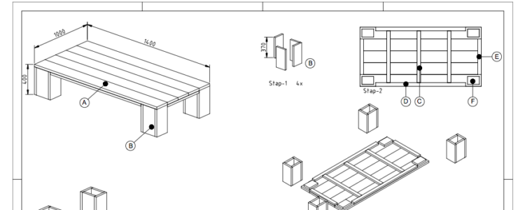 tuintafel douglas hout zelf maken