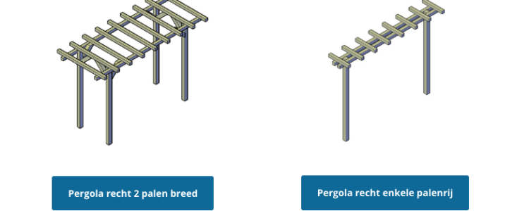 bouwtekening pergola