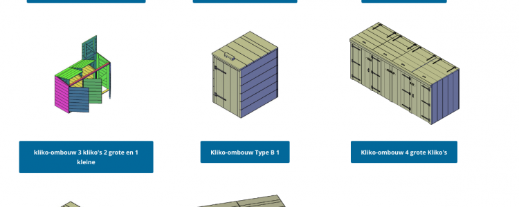 Bouwtekening kliko ombouw 3 containers stappenplan nodig